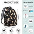 thumbnail image 6 of Cute Cartoon Corgi Backpack for School,Cute School Bag,Schoolbag with Adjustable Shoulder Straps & Padded Back,15.3"x11"x7.1"., 6 of 6