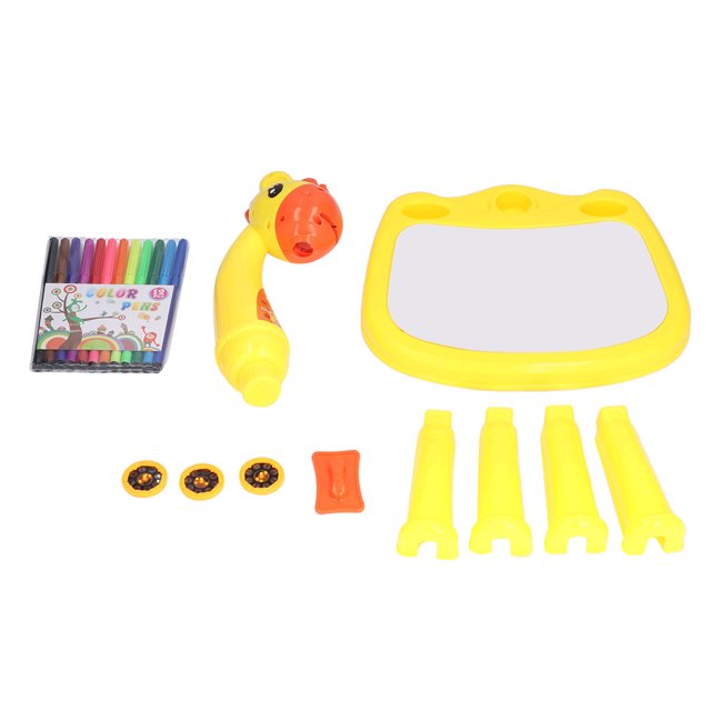 Juego de pintura para niños, proyector de dibujo para niños, tablero de dibujo lindo para proyector de dibujo para niños, rendimiento sólido