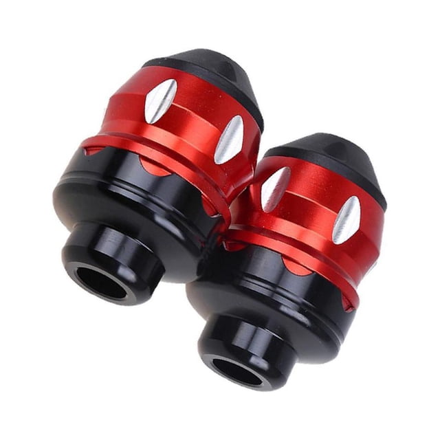maskred CNC Motorbike Front Fork Cup Frame Guard Protector Crash Slider Orange 1Set