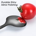 thumbnail image 5 of Set of 8 Black Stainless Steel Espresso Spoons - Mini Teaspoons for Coffee, British Tea, Desserts, Cakes, Ice Cream, Cappuccino - 5.3 Inch, 5 of 9