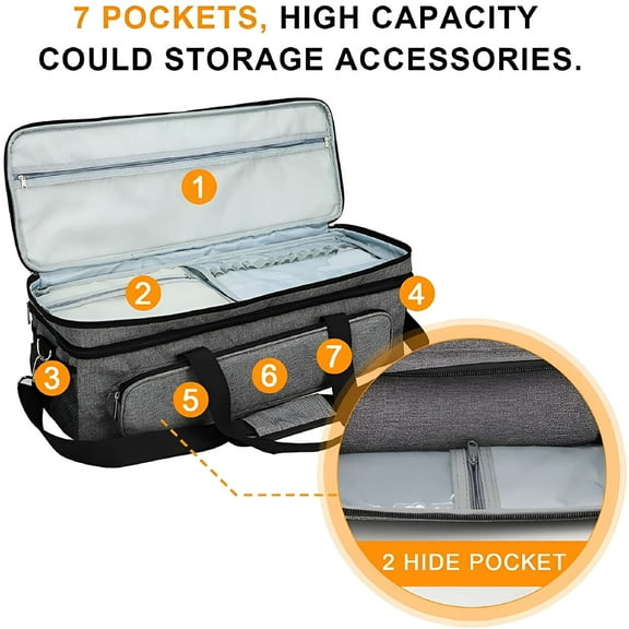 GASTROPOD Double-Layer Carrying Case for Die Cut Machine and Accessories,Water-Resistant Tote Bag with Dust Cover (Bag Only)