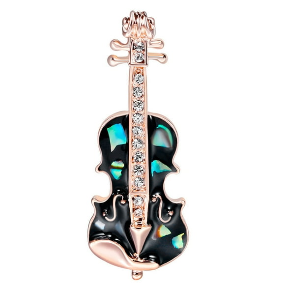 1 pieza de pin de solapa de violín retro, exquisito broche de violín, alfiler para bolso, abrigo, accesorios.