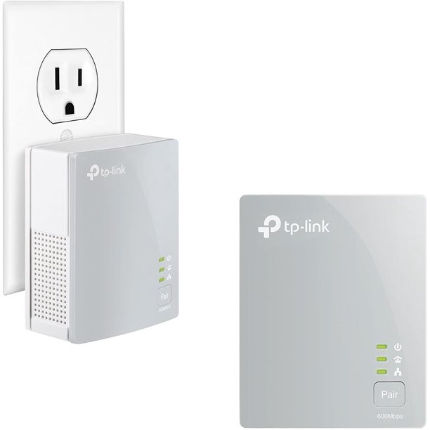 TPLink AV600 Powerline Adapter(TLPA4010 KIT) Plug&Play, Power Saving, Nano Powerline