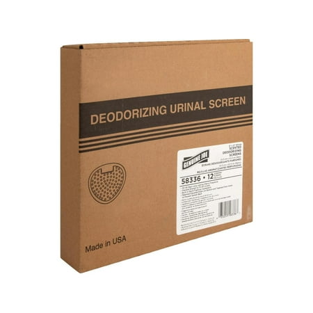 Genuine Joe Urinal Screen 30-45 Days 12/BX Cherry Scent/White 58336