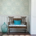thumbnail image 2 of A-Street Prints Mythic Seafoam Floral Wallpaper, 2 of 5
