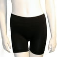 thumbnail image 3 of Seamless Basic Plain Tight Mini Sexy Shorts Stretch Spandex Pants Fitted Black, 3 of 3