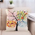 thumbnail image 1 of asddcavvf Pillow Pillow Home Decoration Products Tree Flower Pillow Design Sofa Cushion Cushion Cover 45x45cm Tan Couch Pillows, 1 of 6