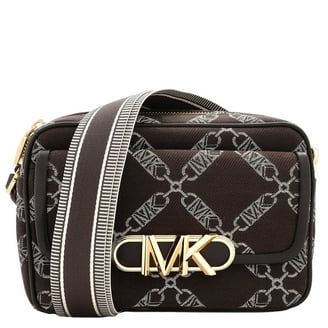 Michael Kors Luisa Brown Medium Leather Bag - Walmart.com
