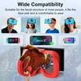 thumbnail image 3 of Newest VR Headset for Nintendo Switch 2 Model, 3D VR Glasses with Adjustable Lens for Virtual Reality Gaming Experience, Switch VR Labo Goggles Adjustable Headset for Nintendo Switch 2,Red, 3 of 9