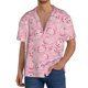 thumbnail image 1 of Fotbe happy baby axolotls Camisa Estampada de Manga Corta para Hombre, Casual de Verano, Estilo Playero, Sin Arrugas-Medium, 1 of 5