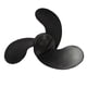 thumbnail image 1 of 3 Black Leaves Marine Outboard Propeller for Mercury// 3.5/2.5HP 47.05mm(Diameter) x 78.05mm(Pitch)AM, 1 of 5