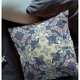 thumbnail image 4 of Rose Diamond Indoor/Outdoor Pillow with Removable Cover in Blue Off-White 18x18, 4 of 5