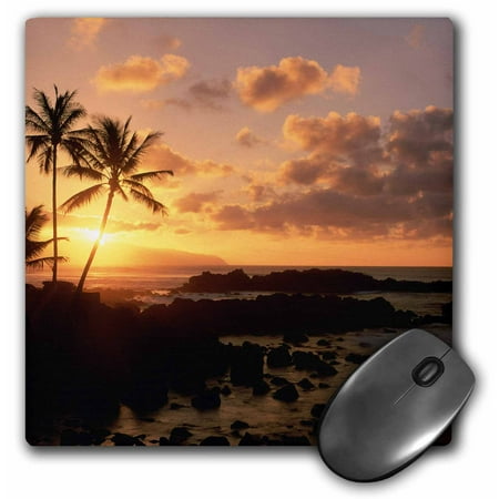3dRose Sunset, North Shore, Oahu, Hawaii, USA - US12 DPB1450 - Douglas Peebles, Mouse Pad, 8 by 8