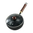 thumbnail image 1 of Iron Wok Frying Wok Pan sin recubrimiento Onicionamiento de inducción Hiradora olla de cocina china para el restaurante de cocina para acampar en casa estilo a, 1 of 8