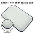 thumbnail image 3 of Milisten Household Enamel Baking Dish Rectangular Roasting Tin Multi-functional Baking Pan for Kitchen Use, 3 of 6