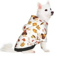 thumbnail image 5 of KLL Autumn Maple Leaf with Hedgehog for Basic Dog Hoodie - Pet Hoodie Sweater with Leash Hole - Cute Dog Sweatshirt - Pet Clothes Hooded Sweatshirt for Dog & Cat -X-Large, 5 of 8