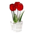 thumbnail image 1 of Figura de rosa, ramo de rosas, regalo para San Valentín, día de la madre, adorno Rojo, 1 of 9