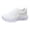 White, variant on Lightweight Knit Mesh Lace Up Sneakers for All Season Comfort Breathable Cushioning Everyday Run Shoes Travel Gym Casual Wear