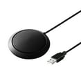 thumbnail image 3 of Microphone de Table Conférence Réunion Microphone d'Ordinateur avec Ramassage à 360 Degrés (Noir), 3 of 7