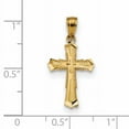 thumbnail image 3 of Finest Gold 14K Yellow Gold Diamond-Cut Cross Pendant, 3 of 3