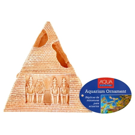 Aqua Culture 5.5" Pyramid Aquarium Ornament Decoration