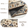 thumbnail image 6 of 5'x8' Area Rugs, Boho Blue Brown Indoor Outdoor Area Rug for Living Room Bedroom, Ethnic Southwestern Retro Geometric Washable Bathroom Rugs Kitchen Floor Carpet Mats Home Decor Aesthetic, 6 of 8