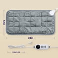thumbnail image 7 of Heating Pad, Weighted Heating Pad with Massaging Vibrations, Massage Heating Pad for Back Cramps Shoulder Pain Relief, 6 Heat Settings & 4 Massage Modes, Gifts for Christmas, 24" x 12", 7 of 7