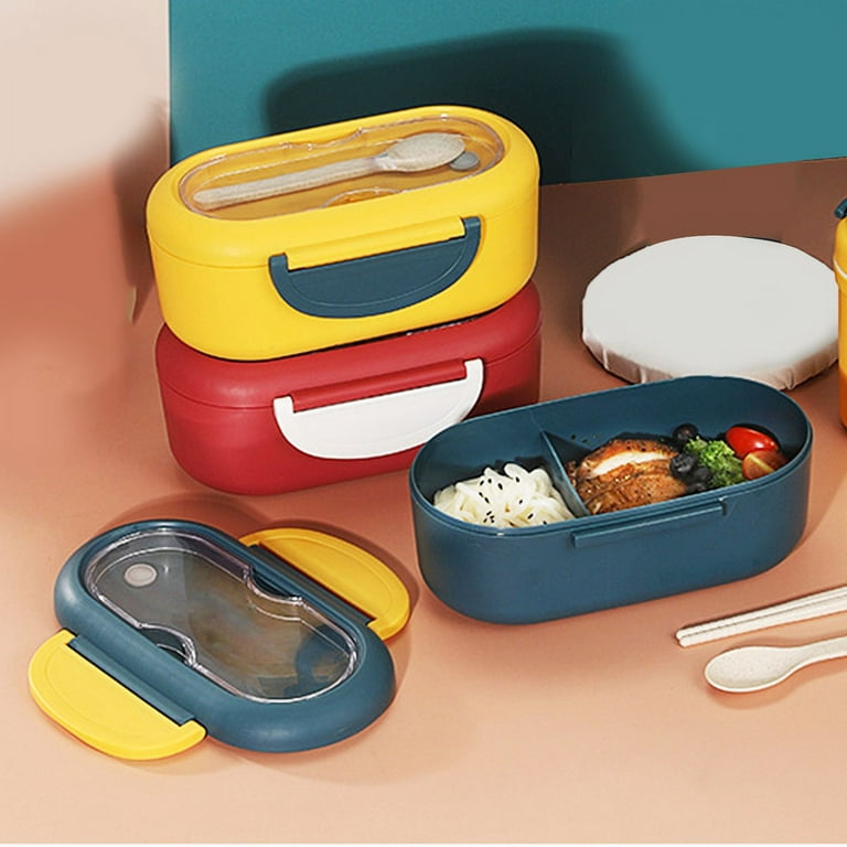 Divided Compartment Portable Lunch Box, Microwave Oven Heating