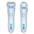 thumbnail image 1 of SUTENGDA Electric Razor  Facial Hair Removal for Women  2-in-1 Portable Double Head Shaver Razors Waterproof Wet & Dry Use  Painless Epilator at Home  Blue, 1 of 7