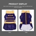 thumbnail image 1 of UPOUART 1 Set Dark Blue Pet Dog Cosplay Costume for  Party Birthday Party Photography Props, 1 of 6