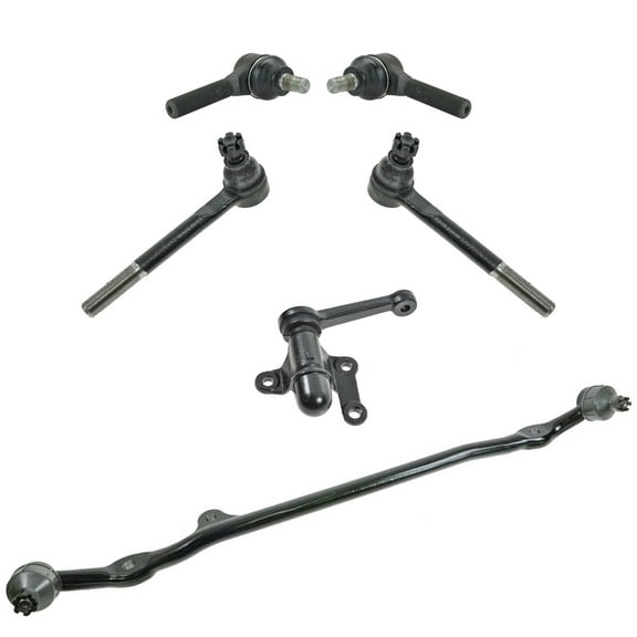 TRQ Front Steering Inner Outer Tie Rod End Center Link Idler Arm Kit Set 6pc New PSA58618