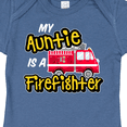 thumbnail image 4 of Inktastic My Auntie is a Firefighter with Fire Truck Boys or Girls Baby Bodysuit, 4 of 5