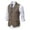 Brown, variant on Babysbule Mens Jackets Men's Herringbone Tweed Suit Vest Vintage Lapel Vest Men's Coat