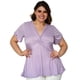 thumbnail image 1 of Blusa corte A talla extra, modelo 1710 (Lila) lila 38 Roman Fashion Blusa extra 1710, 1 of 6