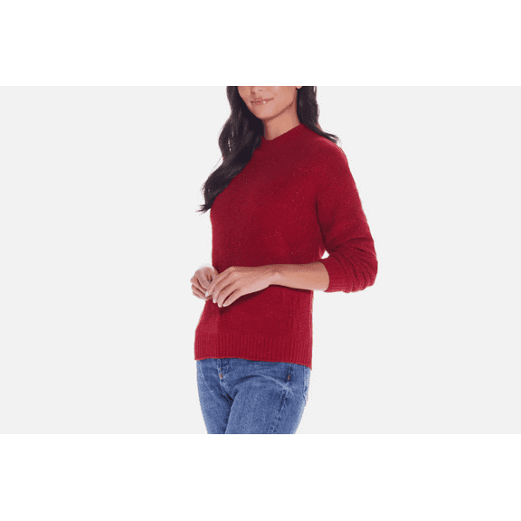 Weatherproof Vintage Women's Chenille Holiday Sweater, Red, Small