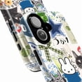 thumbnail image 2 of Cute Cartoon Collage Phone Case, Kawaii Bunny & Cat Sticker Art Cover for iPhone 17 16 15 14 13 12 11 Pro Max Plus Mini, 2 of 6