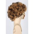 thumbnail image 3 of Peluca Topcosplay, 70, 80, disco, hippies, afro, corta, rubia rizada, 3 of 8