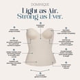 thumbnail image 4 of Dominique Seamless Padded Longline Strapless Bra - Low Back Microfiber,Detachable Garters (#8500) - Lingerie for Women, 4 of 6