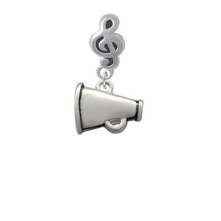 Small Megaphone - Clef Note Charm Bead