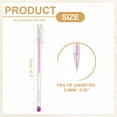 thumbnail image 2 of Uxcell 24 Pcs Bolígrafos de Gel de Colores, Punta Fina de 0.5mm, Tinta Pastel para Proyectos de DIY, Pintura, Diario, Cuaderno, Papel Negro, Dibujo, Longitud de 16cm, Tinta Púrpura, 2 of 6