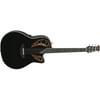 Ovation Custom Elite C2078 AX Deep Contour Acoustic-Electric Guitar Black