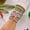 Style2, variant on Christmas Soft Clay Heishi Bead Stack Bracelet Set for Women, MERRY CHRISTMAS Letter Santa Snowman Xmas Tree Heart Stretch Layered Bracelet Pack, Festive Holiday Party Jewelry Gift Bundle