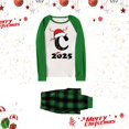 thumbnail image 1 of Ensemble de Pyjamas de Noël Assortis pour Famille Papa, Imprimé de Lettres, Tenue Parent-Enfant, 1 of 3