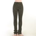 thumbnail image 1 of Pantalones ajustados sexys de rayas de punto para mujer, moda de verano europea y americana, pantalones casuales de cintura alta y cadera para chicas calientes, 1 of 6