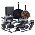 thumbnail image 1 of T-fal Kitchen Solutions, 22-Piece Recycled Aluminum Non-Stick Cookware Set, 1 of 9