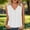 A339 White, variant on Tank Top for Women V Neck Sleeveless Casual Fashion Loose Fit Polka Dot Print Breathable Lightweight Summer Blouse Top