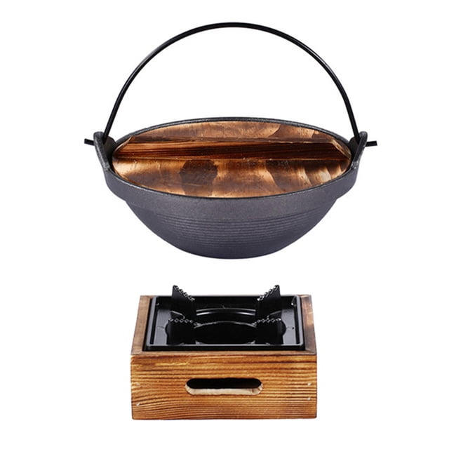 Shisuyan Kitchen Iron Stew Pot Old-Fashioned Home Pig Iron Japanese Hot Pot With Furnace