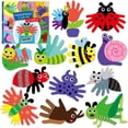 thumbnail image 1 of Craft Kit WATINC 12 piezas de arte con estampado de manos de insectos primaverales para niños, 1 of 7