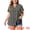 Black Purple, variant on Unique Bargains Women's Plus Size Flare Short Sleeve Button Down Floral Top 2X Black White