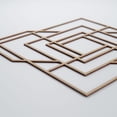 thumbnail image 5 of Ekena Millwork 23 3/8"W x 23 3/8"H x 1/4"T Large Norwood Decorative Fretwork Wood Wall Panels, Hickory, 5 of 18